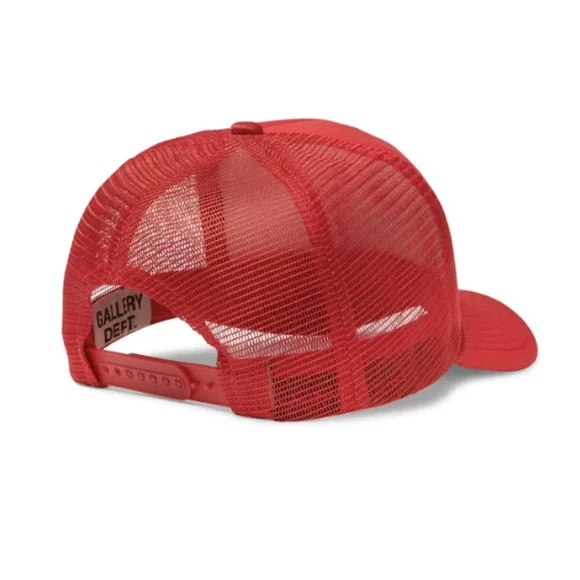 Gallery Dept. Souvenir Trucker Cap Red Mesh Logo Hat